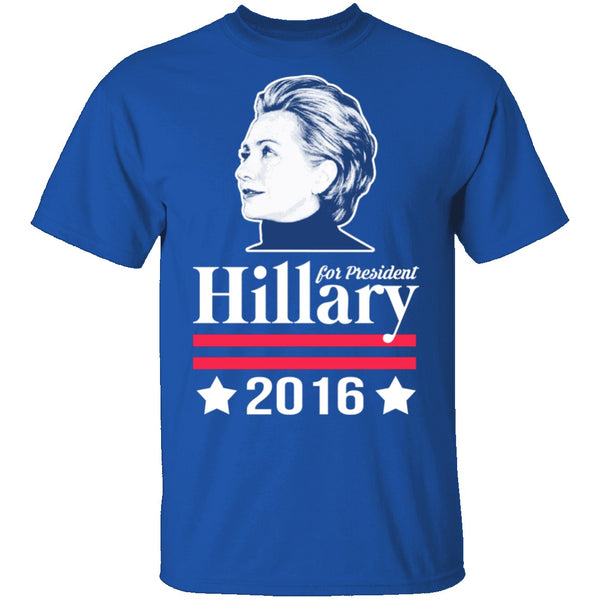 Clinton For President 2016 T-Shirt CustomCat