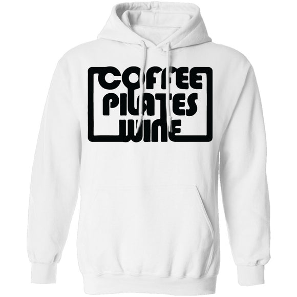 Coffee Pilates Wine T-Shirt CustomCat