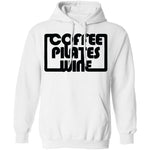 Coffee Pilates Wine T-Shirt CustomCat