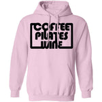 Coffee Pilates Wine T-Shirt CustomCat