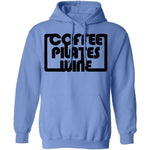 Coffee Pilates Wine T-Shirt CustomCat