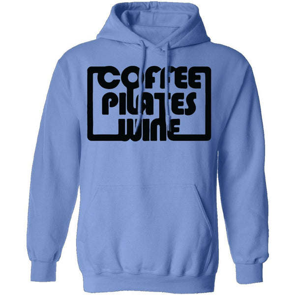 Coffee Pilates Wine T-Shirt CustomCat