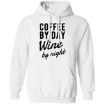 Coffee by Day Wine by Night T-Shirt CustomCat