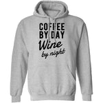 Coffee by Day Wine by Night T-Shirt CustomCat