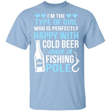 Cold Beer And Fishing Pole T-Shirt