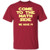 Come to the Math Side T-Shirt CustomCat