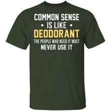 Common Sense Is Like Deodorant T-Shirt