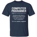 Computer Programmer Definition T-Shirt CustomCat