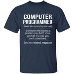 Computer Programmer Definition T-Shirt CustomCat