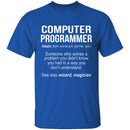 Computer Programmer Definition T-Shirt CustomCat