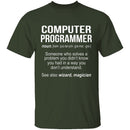 Computer Programmer Definition T-Shirt CustomCat
