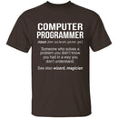 Computer Programmer Definition T-Shirt CustomCat