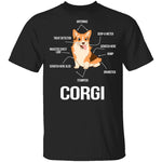 Corgi Anatomy T-Shirt CustomCat