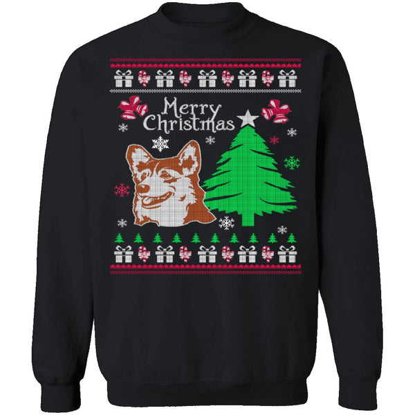 Corgi Ugly Christmas Sweater CustomCat