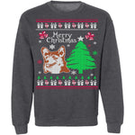 Corgi Ugly Christmas Sweater CustomCat