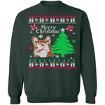 Corgi Ugly Christmas Sweater CustomCat