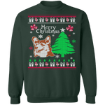 Corgi Ugly Christmas Sweater CustomCat