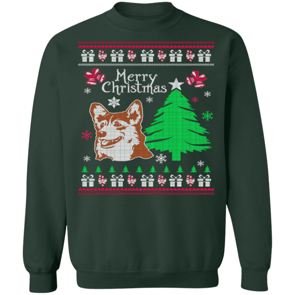 Corgi Ugly Christmas Sweater CustomCat
