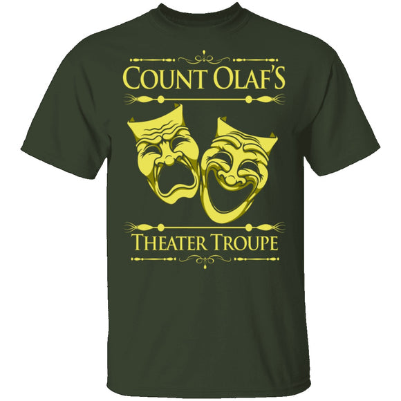 Count Olaf's Theater Troup T-Shirt CustomCat