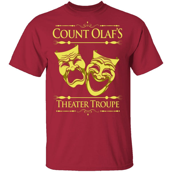 Count Olaf's Theater Troup T-Shirt CustomCat