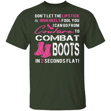 Couture to Combat Boots T-Shirt