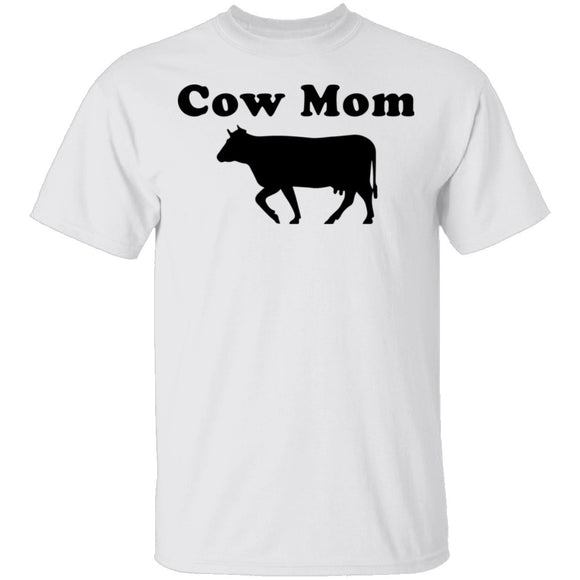 Cow Mom T-Shirt CustomCat