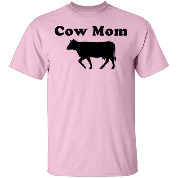 Cow Mom T-Shirt CustomCat