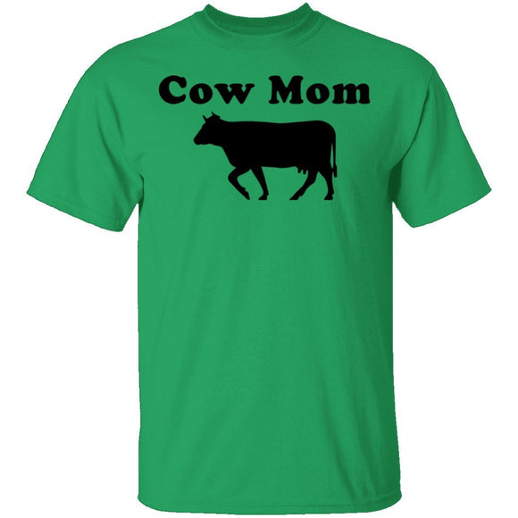 Cow Mom T-Shirt CustomCat