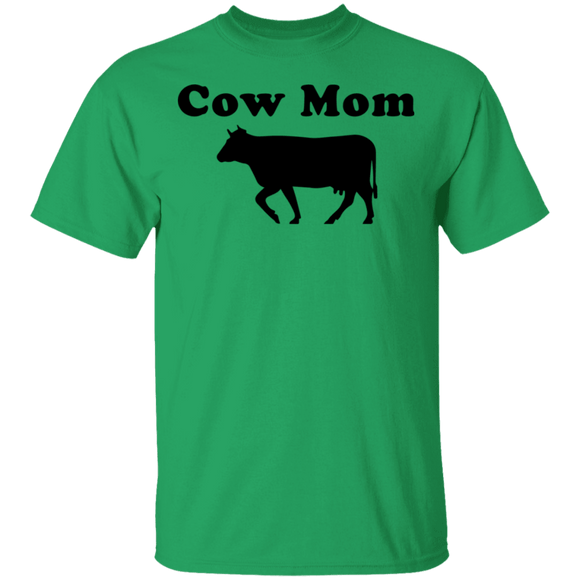 Cow Mom T-Shirt CustomCat
