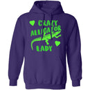 Crazy Alligator Lady T-Shirt CustomCat
