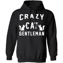 Crazy Cat Gentleman T-Shirt CustomCat