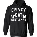 Crazy Cat Gentleman T-Shirt CustomCat