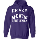 Crazy Cat Gentleman T-Shirt CustomCat