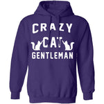 Crazy Cat Gentleman T-Shirt CustomCat