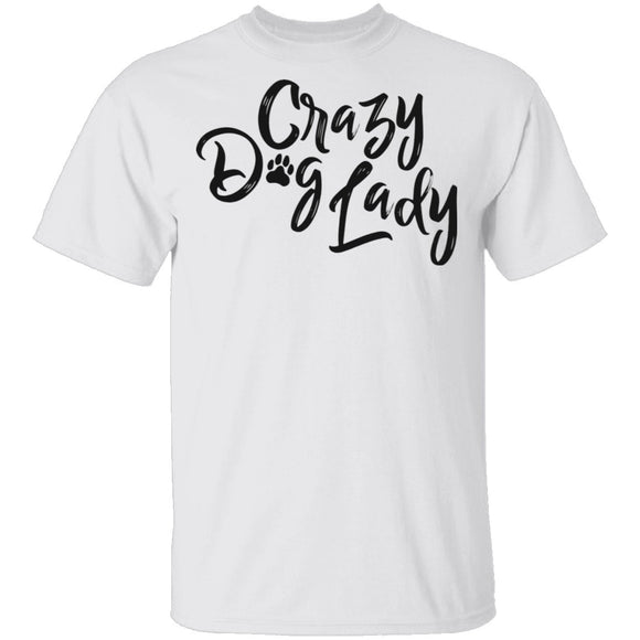 Crazy Dog Lady T-Shirt CustomCat