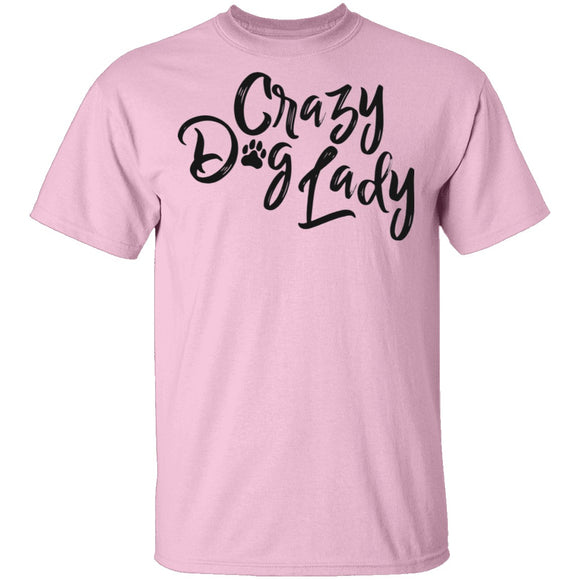 Crazy Dog Lady T-Shirt CustomCat