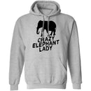 Crazy Elephant Lady T-Shirt CustomCat