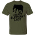 Crazy Elephant Lady T-Shirt CustomCat