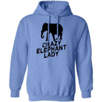 Crazy Elephant Lady T-Shirt CustomCat