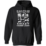 Crazy Farm Lady T-Shirt CustomCat