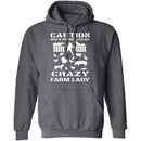 Crazy Farm Lady T-Shirt CustomCat