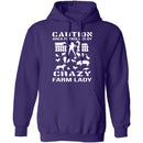 Crazy Farm Lady T-Shirt CustomCat