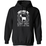 Crazy Goat Lady T-Shirt CustomCat