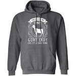 Crazy Goat Lady T-Shirt CustomCat