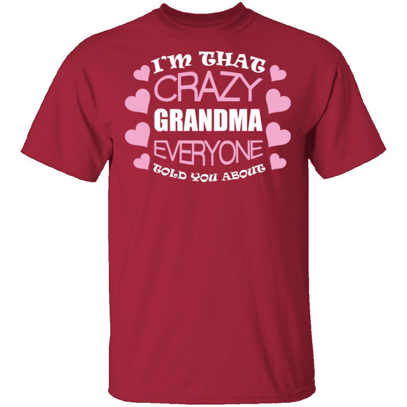 Crazy Grandma T-Shirt CustomCat
