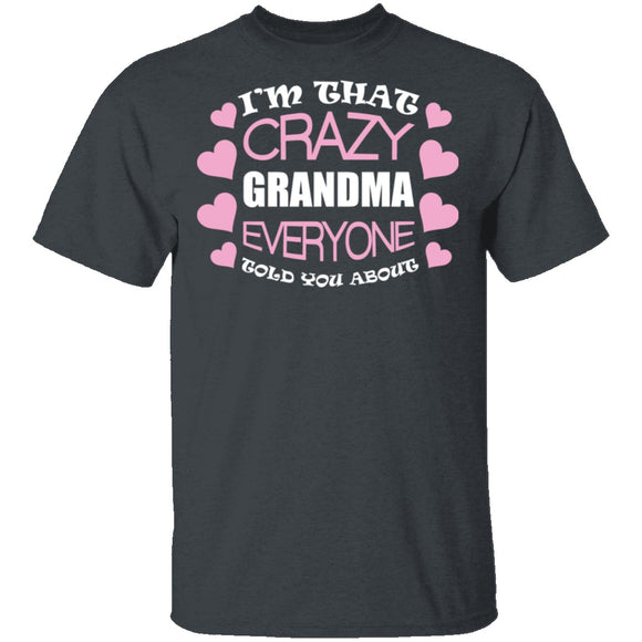 Crazy Grandma T-Shirt CustomCat