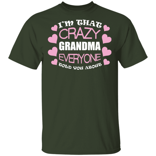 Crazy Grandma T-Shirt CustomCat