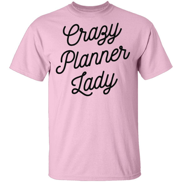 Crazy Planner Lady T-Shirt CustomCat
