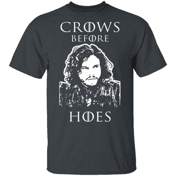 Crows Before Hoes T-Shirt CustomCat