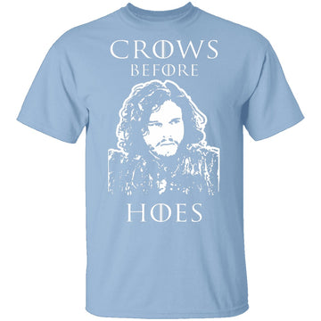 Crows Before Hoes T-Shirt CustomCat